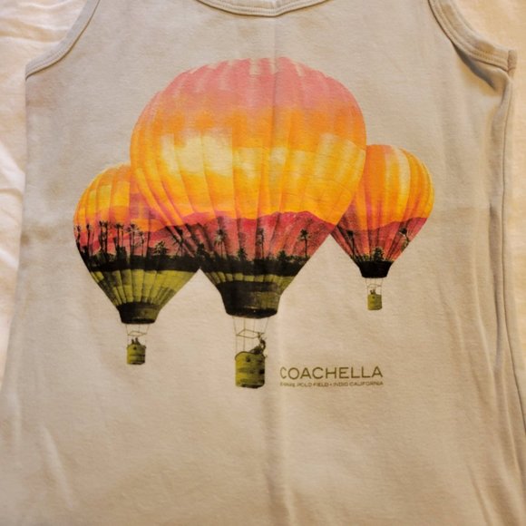Coachella 2012 souvenir band lineup tank youth large - Picture 2 of 5
